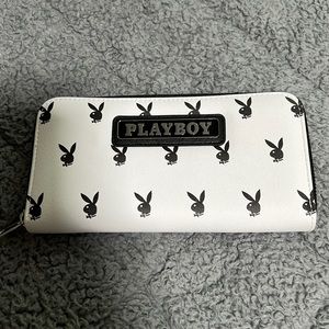 playboy white wallet